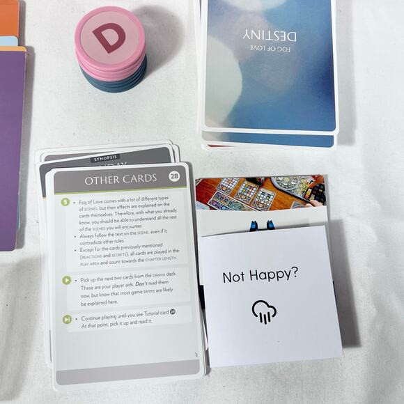 Fog of Love: Romantic Comedy Board Game by Jacob Jaskov Complete Used - Picture 11 of 11